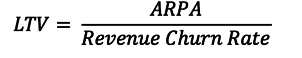 LTV based on sum of individual ARPAs