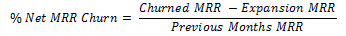 Net Churn formula